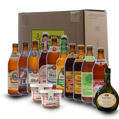 Fränkisches Genusspaket – Bier, Brotzeit & Wein