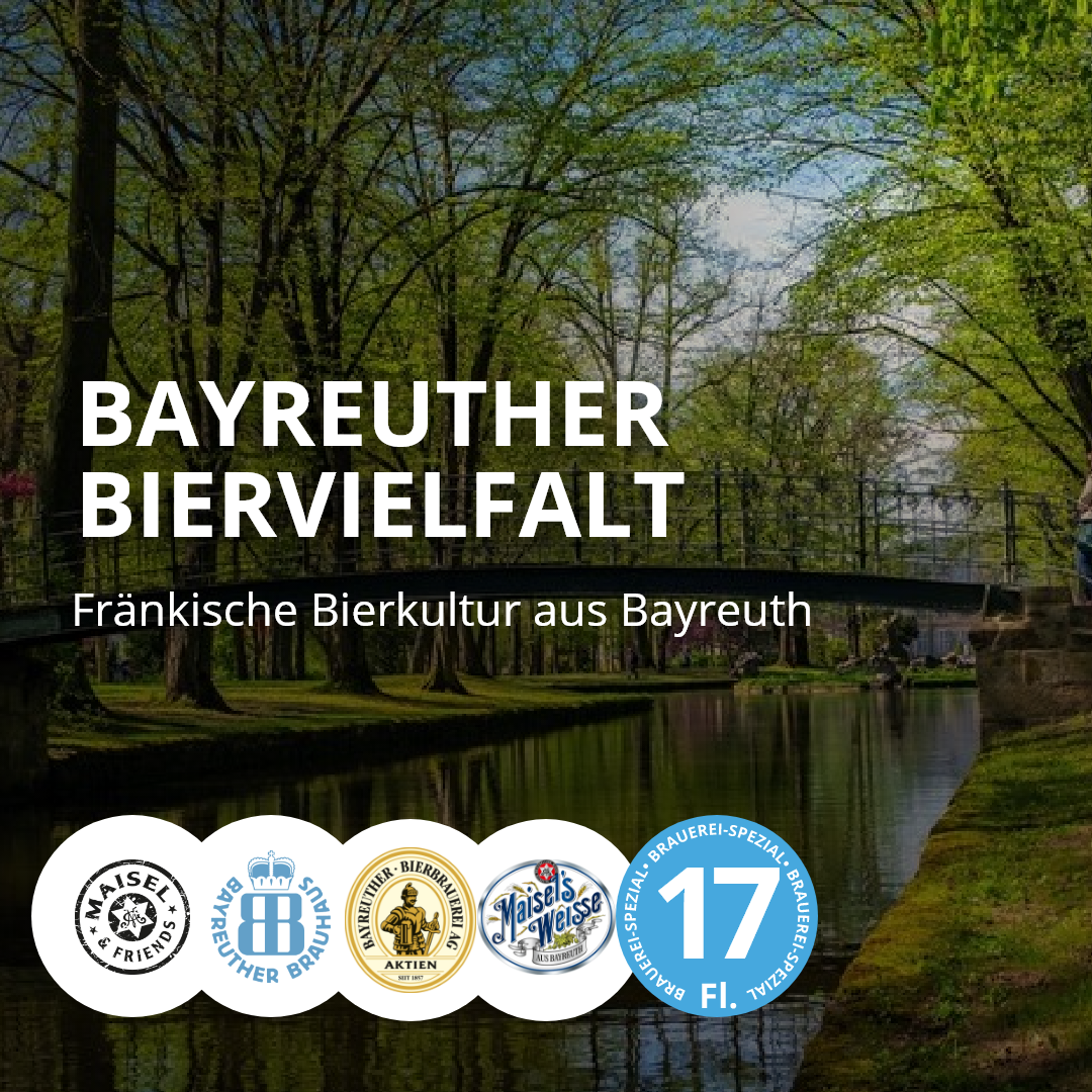 Maisel Bierpaket aus Bayreuth – 17 Biere + Original Brauereiglas