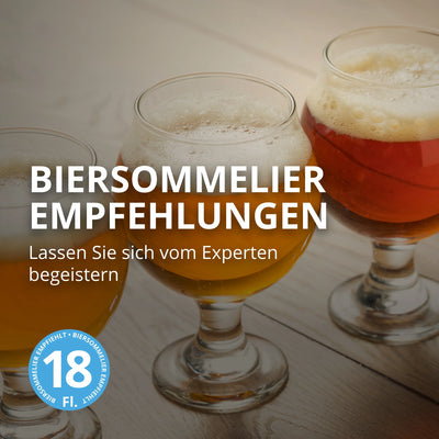 Biersommelier Empfehlungen - 18er Bierpaket