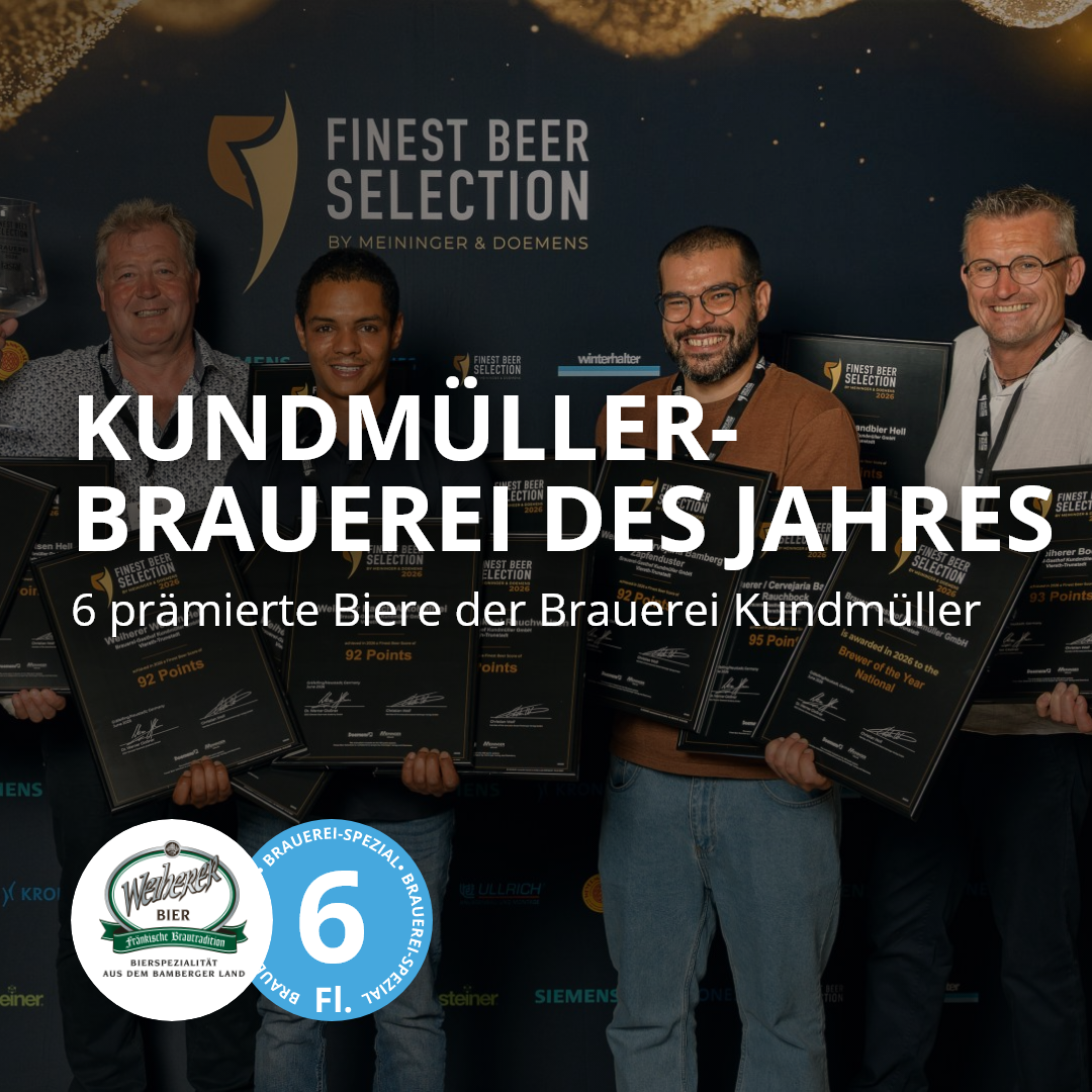 Weiherer Brauerei des Jahres Bundle mit 6 prämierten Bieren