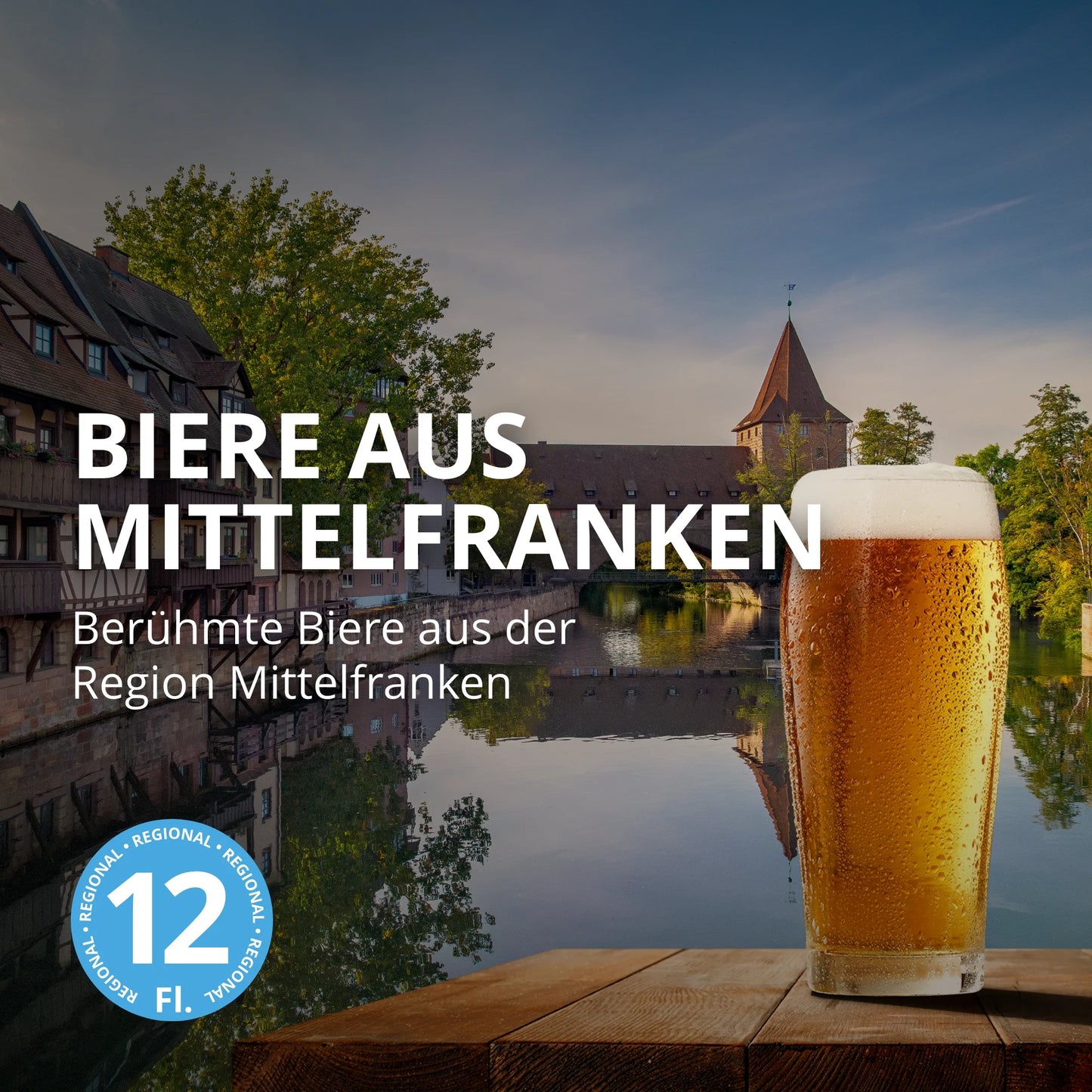 Biere aus Mittelfranken - 12er Bierpaket