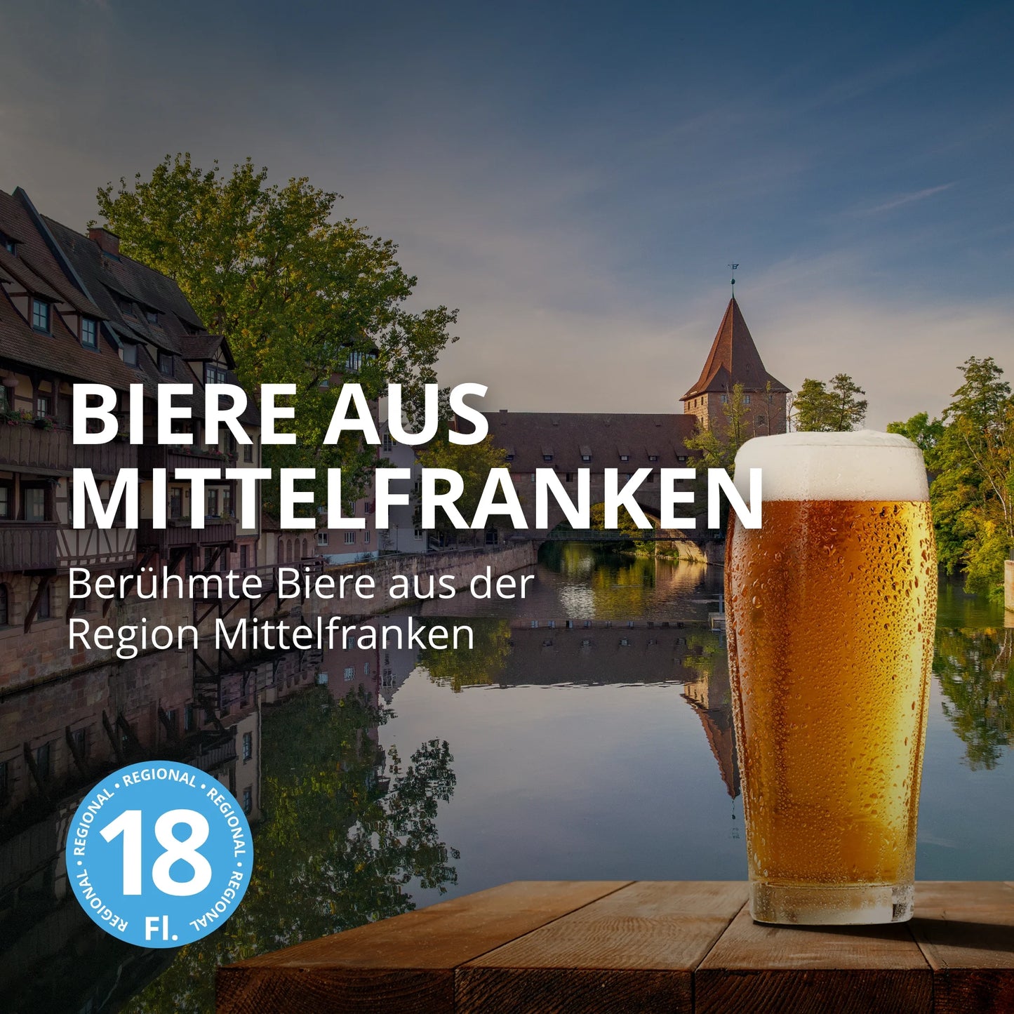 Biere aus Mittelfranken - 18er Bierpaket