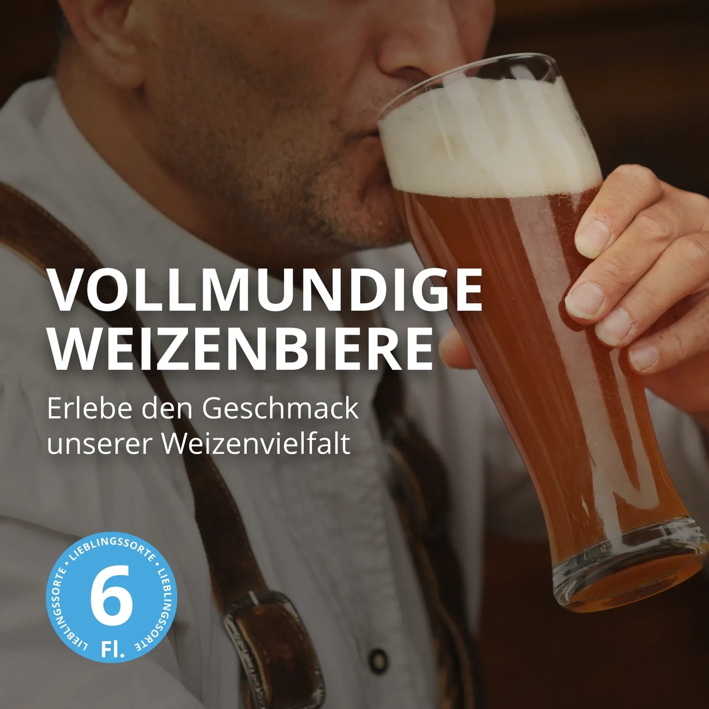 Vollmundige Weizenbiere - 6er Bierpaket